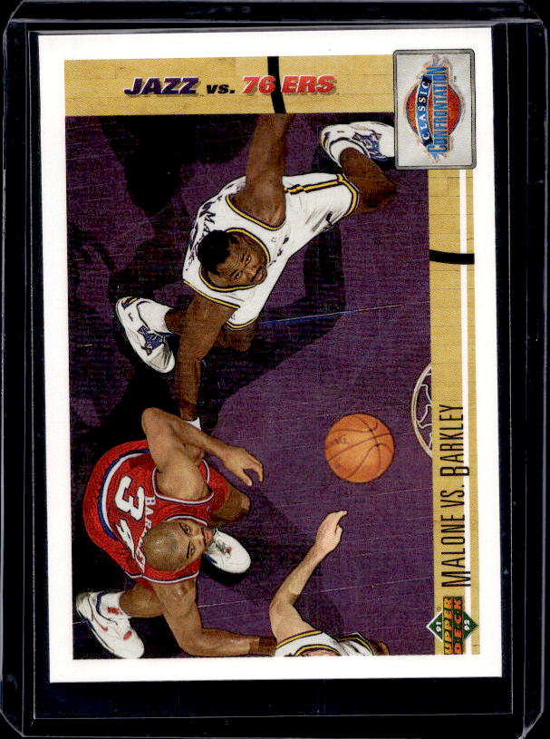 1991-92 Upper Deck #31 Malone vs. Barkley