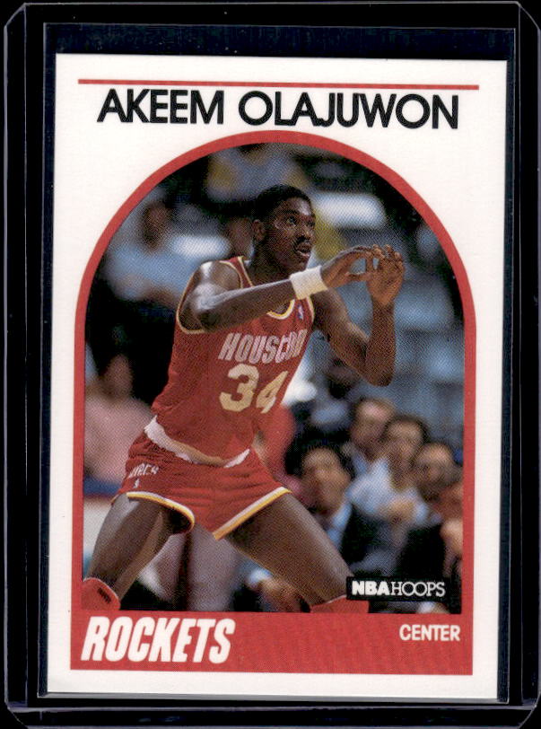 1989-90 Hoops #180 Akeem Olajuwon