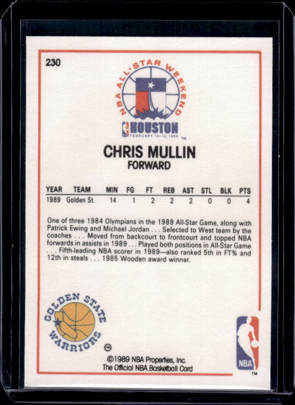 1989-90 Hoops #230 Chris Mullin