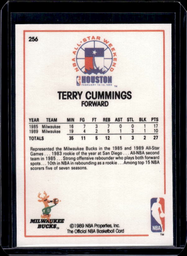 1989-90 Hoops #256 Terry Cummings