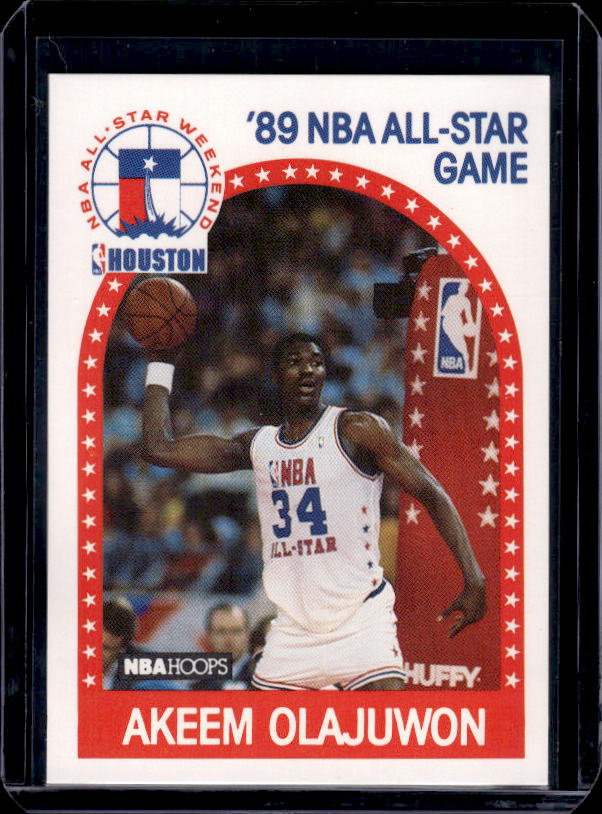 1989-90 Hoops #178 Akeem Olajuwon
