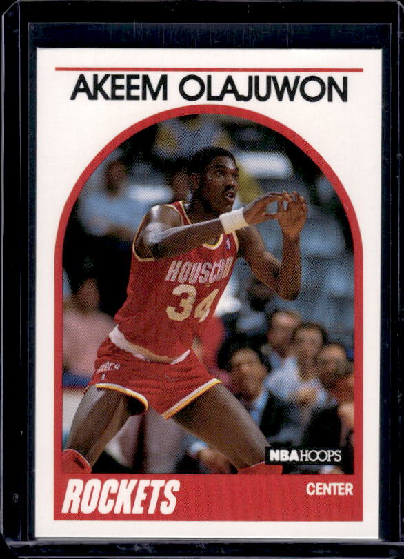 1989-90 Hoops #180 Akeem Olajuwon