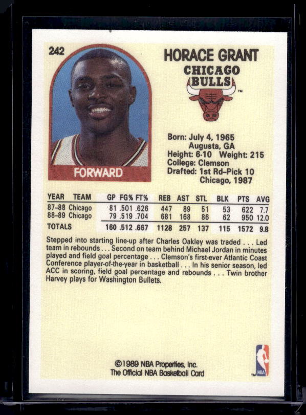 1989-90 Hoops #242 Horace Grant