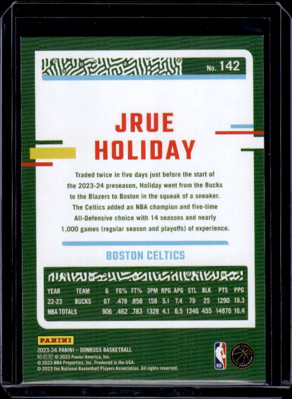 2023-24 Donruss #142 Jrue Holiday