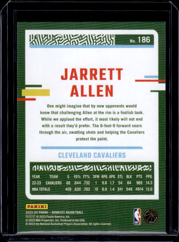 2023-24 Donruss #186 Jarrett Allen