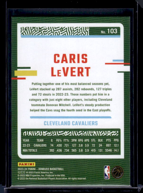 2023-24 Donruss #103 Caris LeVert