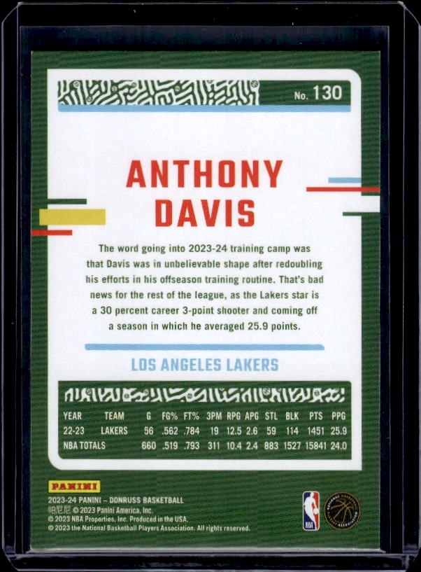 2023-24 Donruss #130 Anthony Davis