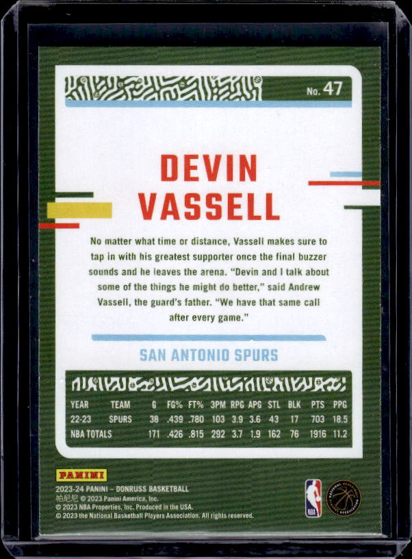 2023-24 Donruss #47 Devin Vassell