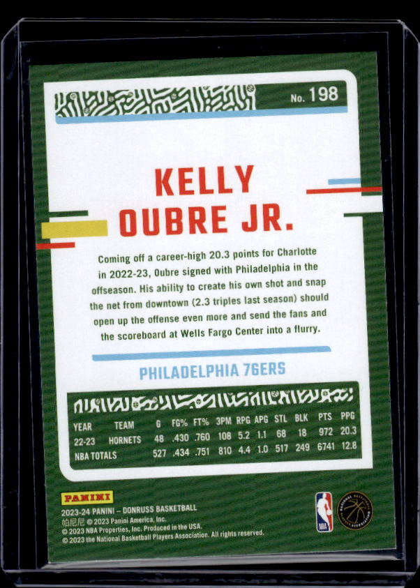 2023-24 Donruss #198 Kelly Oubre Jr.