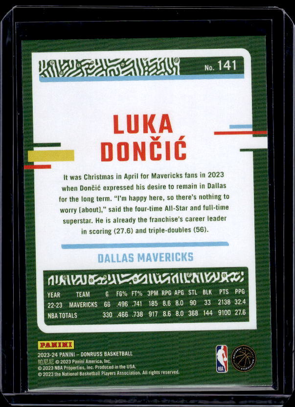 2023-24 Donruss #141 Luka Doncic
