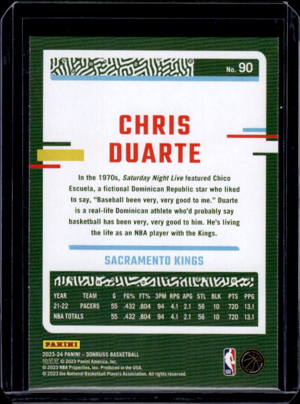 2023-24 Donruss #90 Chris Duarte