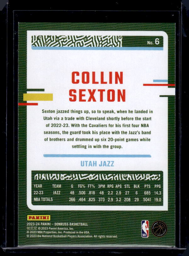 2023-24 Donruss #6 Collin Sexton