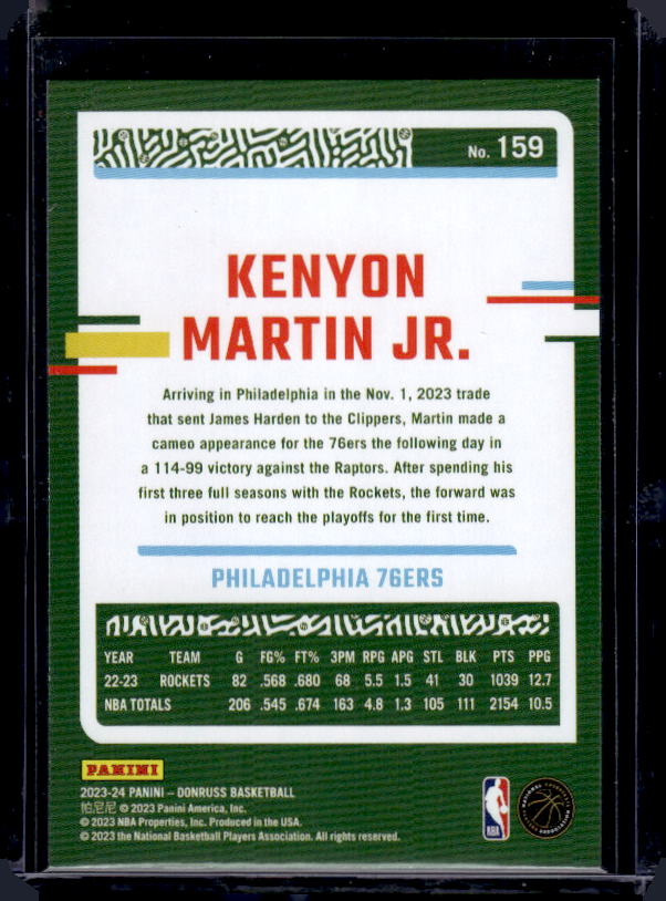 2023-24 Donruss #159 Kenyon Martin Jr.