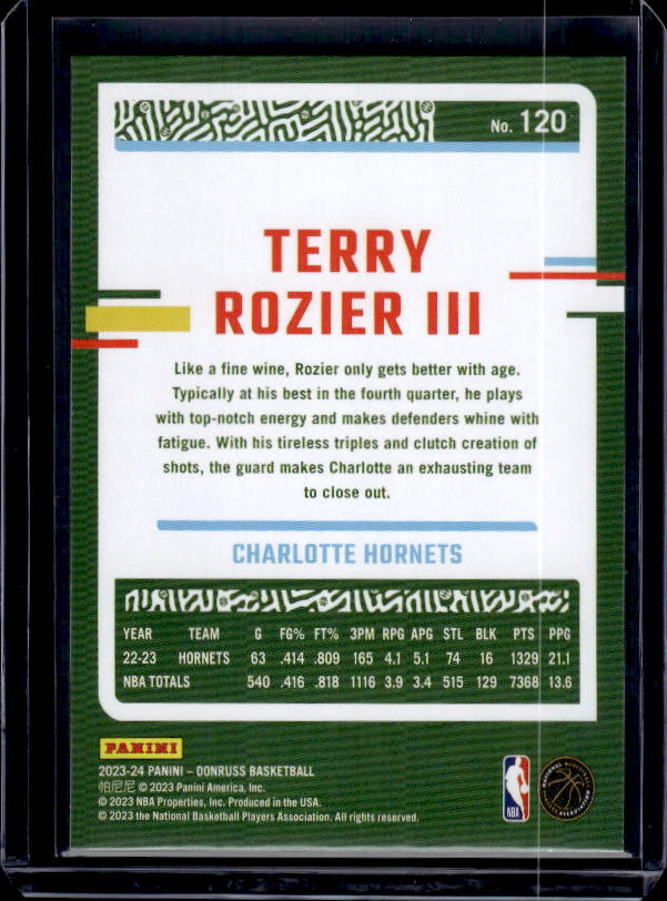 2023-24 Donruss #120 Terry Rozier III