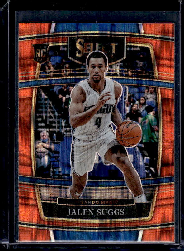 2021-22 Panini Select #27 Jalen Suggs Orange Flash Prizms