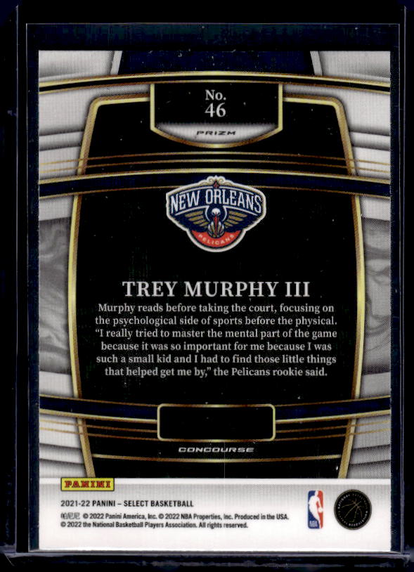 2021-22 Panini Select #46 Trey Murphy III