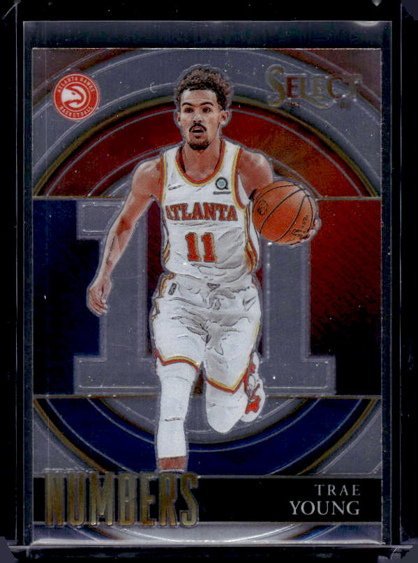 2021-22 Panini Select #29 Trae Young Select Numbers