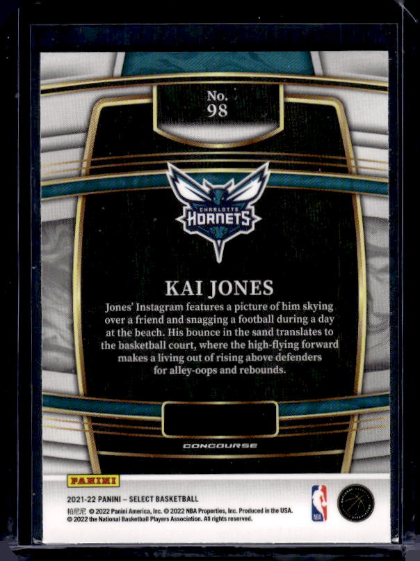 2021-22 Panini Select #98 Kai Jones