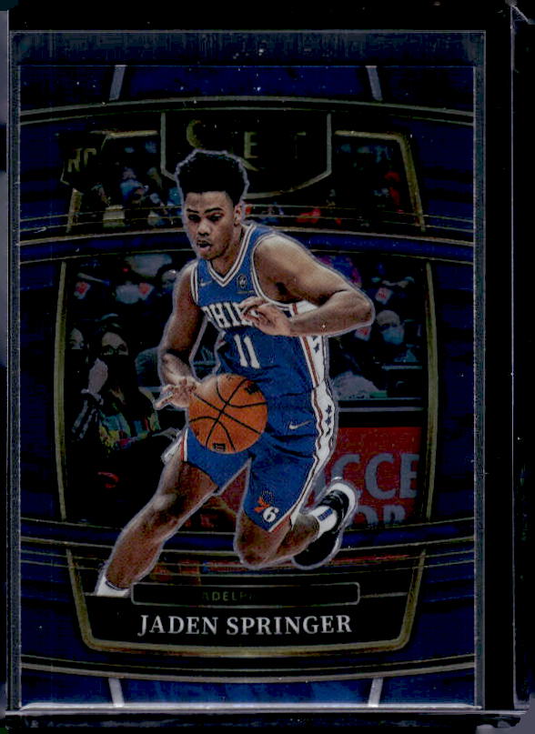 2021-22 Panini Select #85 Jaden Springer Blue (Retail Base)