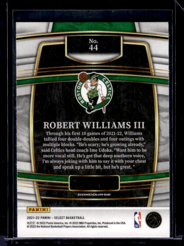 2021-22 Panini Select #44 Robert Williams III Blue (Retail Base)