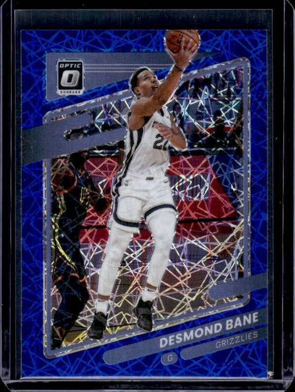 2021-22 Donruss Optic #50 Desmond Bane Blue Velocity