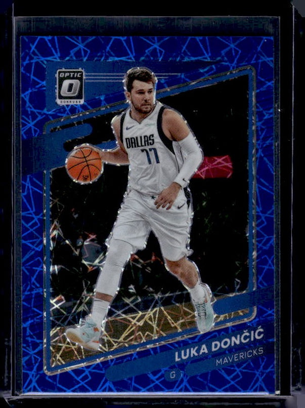 2021-22 Donruss Optic #101 Luka Doncic Blue Velocity