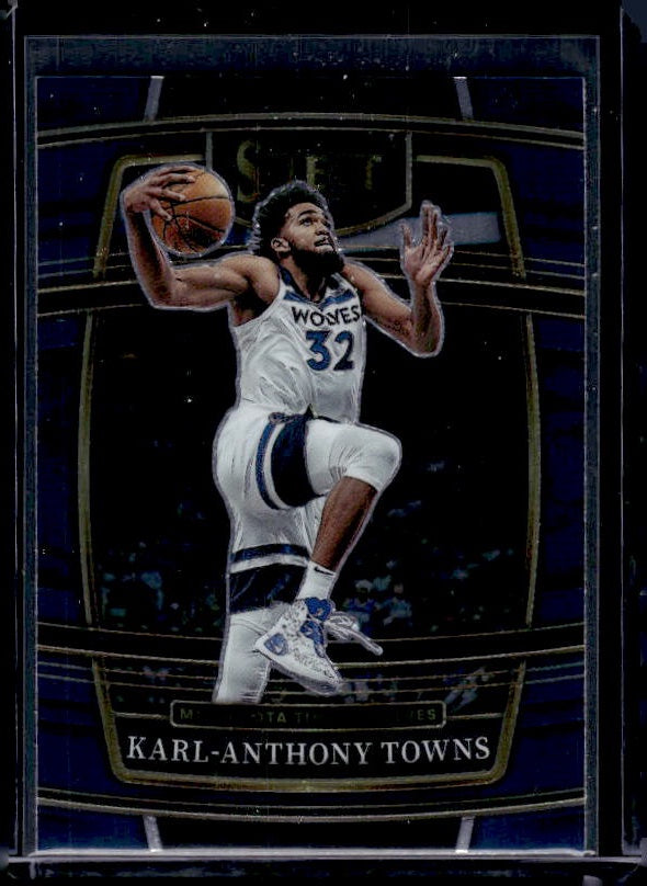 2021-22 Panini Select #10 Karl-Anthony Towns Blue (Retail Base)