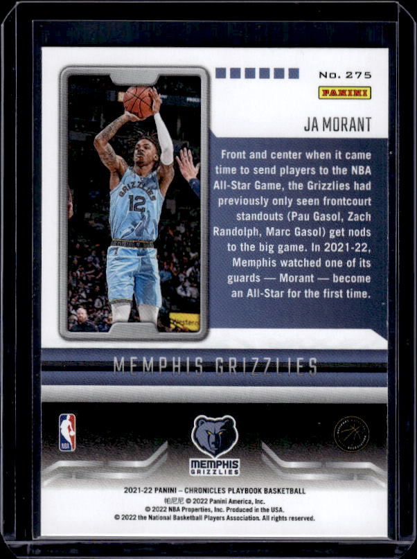 2021-22 Panini Chronicles #275 Ja Morant