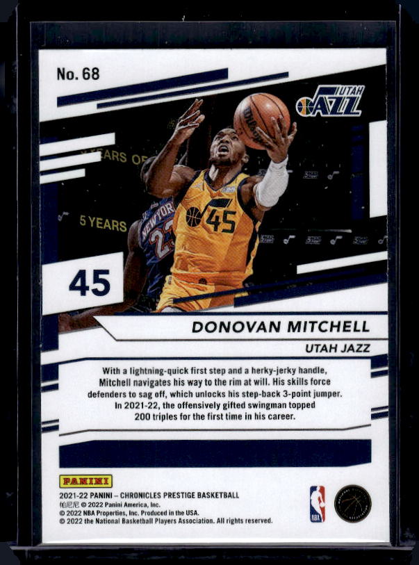 2021-22 Panini Chronicles #68 Donovan Mitchell
