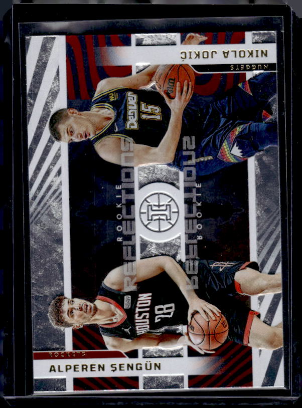 2021-22 Panini Illusions #13 Alperen Sengun / Nikola Jokic Rookie Reflections