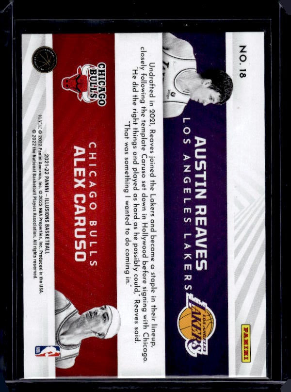 2021-22 Panini Illusions #18 Alex Caruso / Austin Reaves