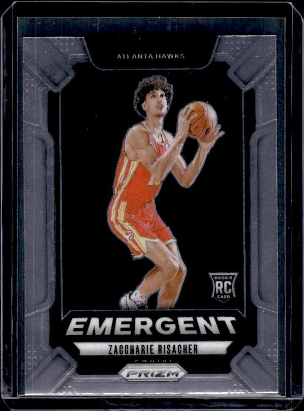 2024-25 Panini Prizm #6 Zaccharie Risacher Emergent