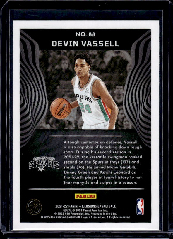 2021-22 Panini Illusions #88 Devin vassell Emerald