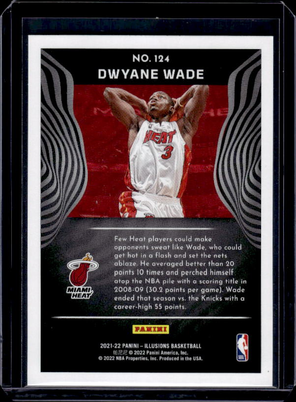 2021-22 Panini Illusions #124 Dwyane Wade