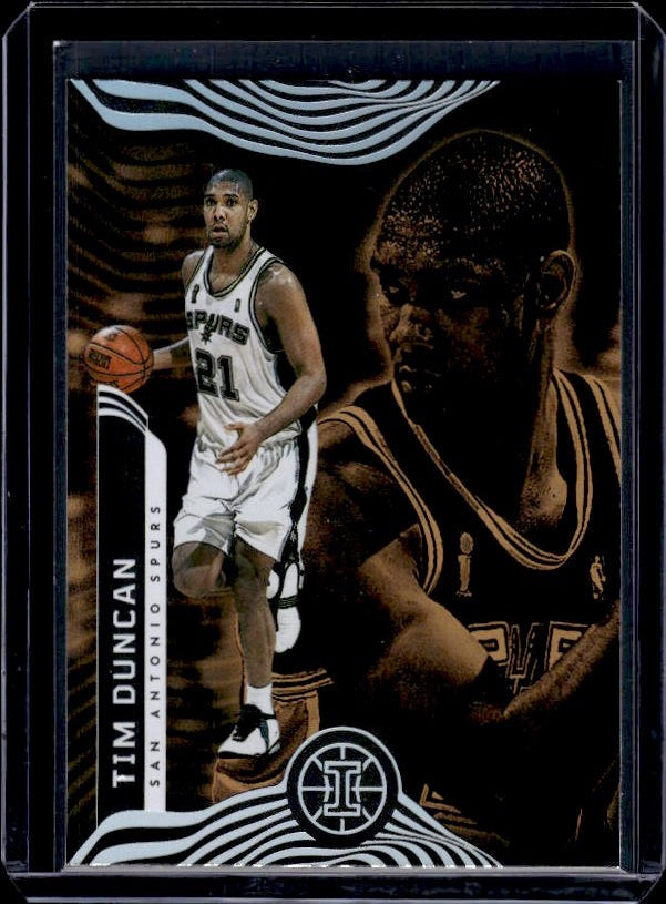 2021-22 Panini Illusions #127 Tim Duncan Bronze
