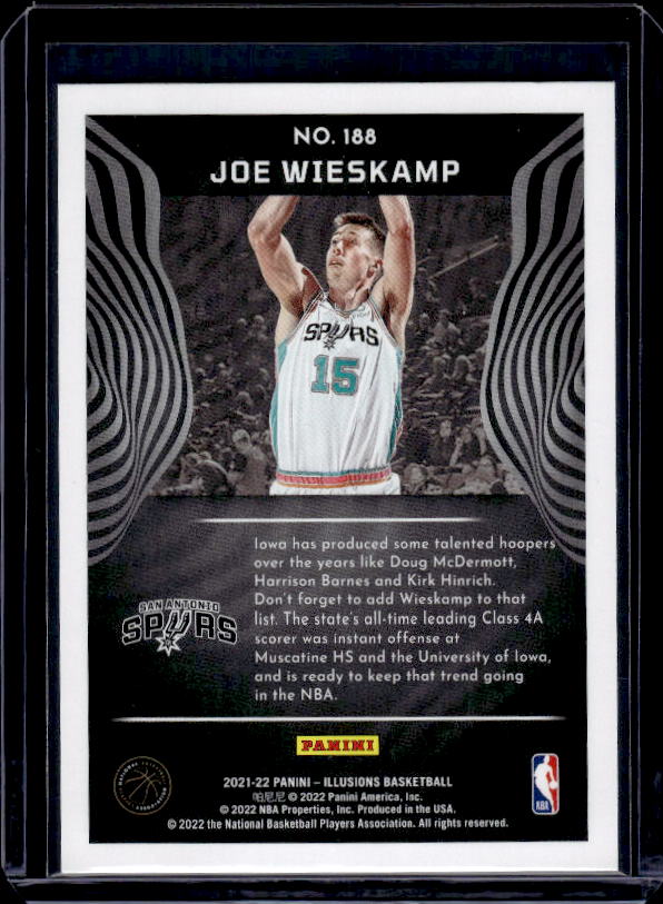 2021-22 Panini Illusions #188 Joe Wieskamp