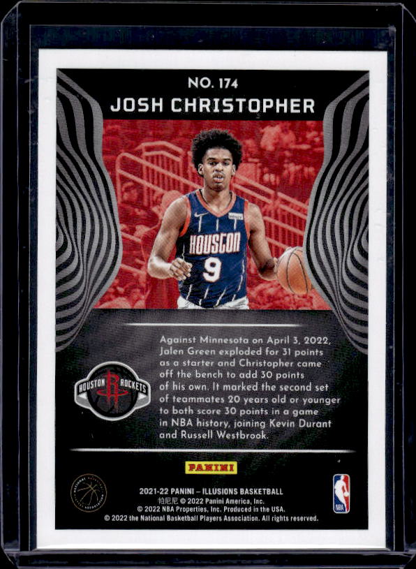 2021-22 Panini Illusions #174 Josh Christopher