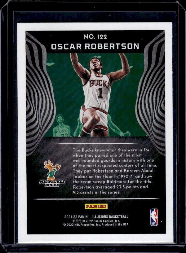 2021-22 Panini Illusions #122 Oscar Robertson