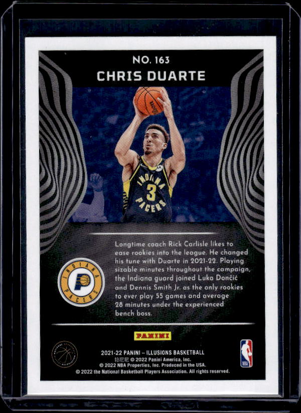 2021-22 Panini Illusions #163 Chris Duarte