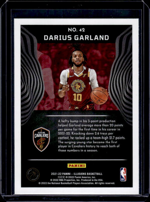 2021-22 Panini Illusions #42 Darius Garland