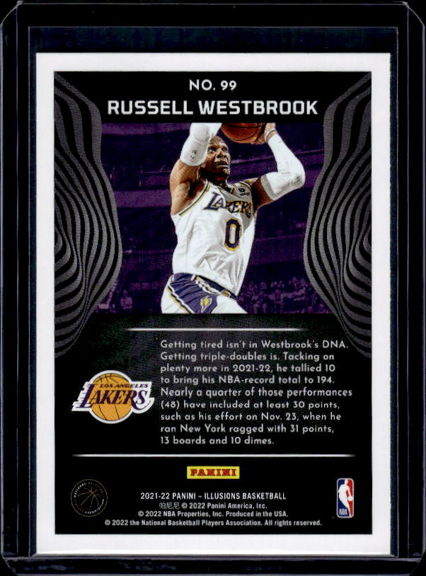 2021-22 Panini Illusions #99 Russell Westbrook