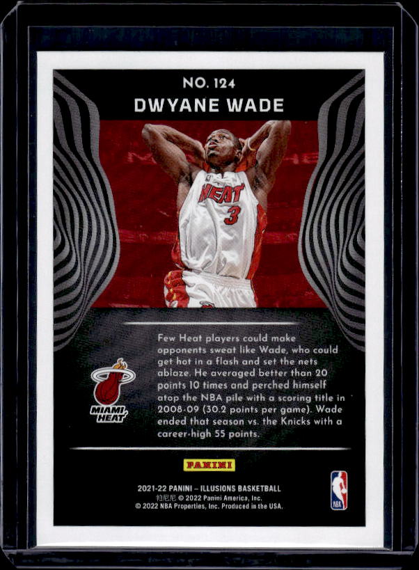 2021-22 Panini Illusions #124 Dwyane Wade