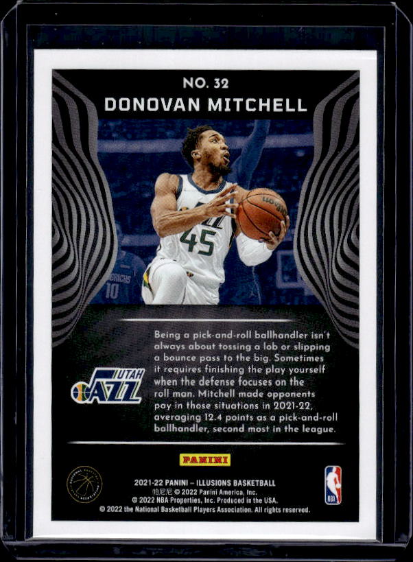 2021-22 Panini Illusions #32 Donovan Mitchell