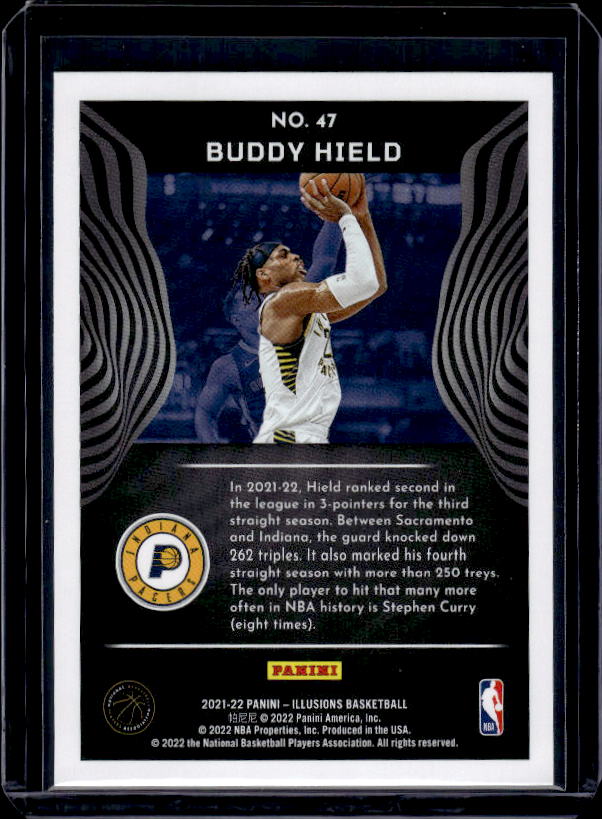 2021-22 Panini Illusions #47 Buddy Hield