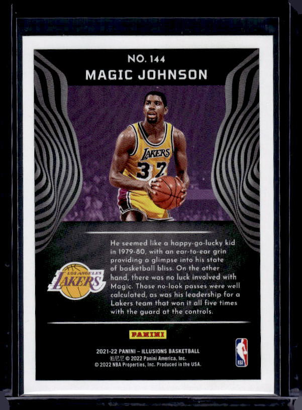 2021-22 Panini Illusions #144 Magic Johnson