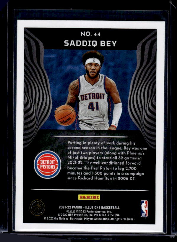 2021-22 Panini Illusions #44 Saddiq Bey