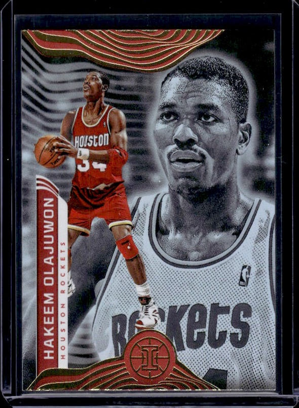 2021-22 Panini Illusions #137 Hakeem Olajuwon