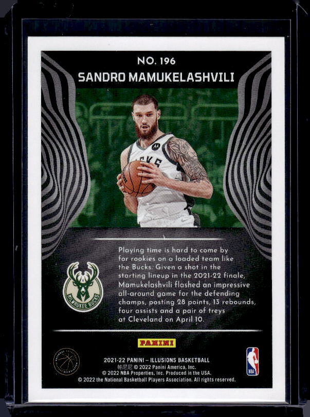 2021-22 Panini Illusions #196 Sandro Mamukelashvili