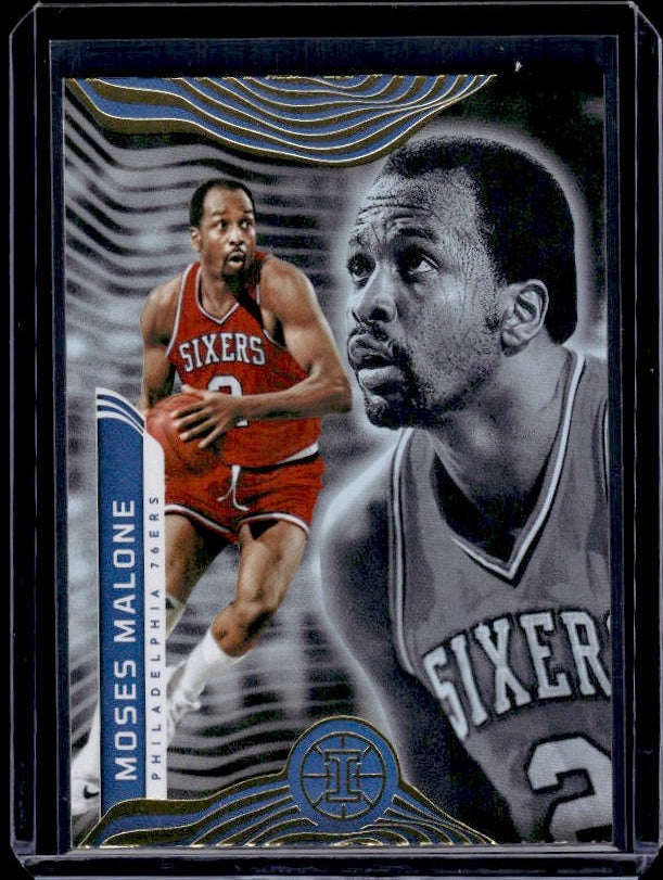 2021-22 Panini Illusions #132 Moses Malone