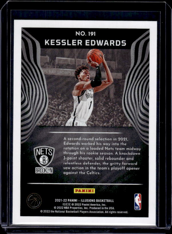 2021-22 Panini Illusions #191 Kessler Edwards